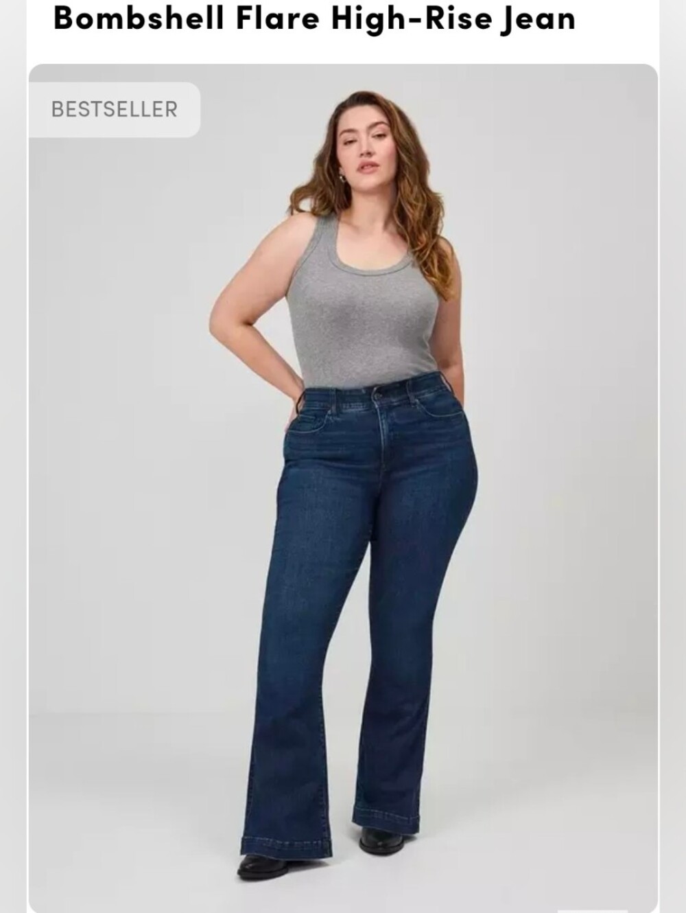 TORRID #Feel The FitBOMBSHELL FLARE SUPER SOFT JEANS Size 14R